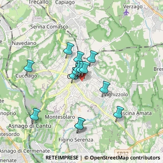 Mappa Viale Alla Madonna, 22063 Cantù CO, Italia (1.485)