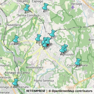 Mappa Viale della Madonna, 22063 Cantù CO, Italia (1.82923)