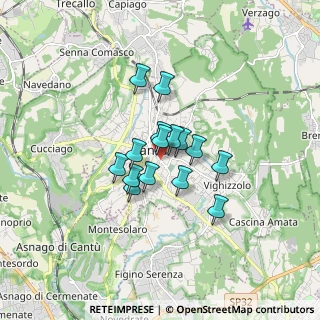 Mappa Viale Alla Madonna, 22063 Cantù CO, Italia (1.07867)