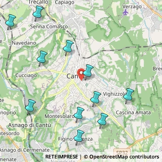 Mappa Viale della Madonna, 22063 Cantù CO, Italia (2.59818)