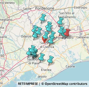 Mappa Via Fornace, 31045 Motta di Livenza TV, Italia (10.713)