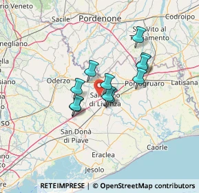 Mappa Via Fornace, 31045 Motta di Livenza TV, Italia (9.28636)