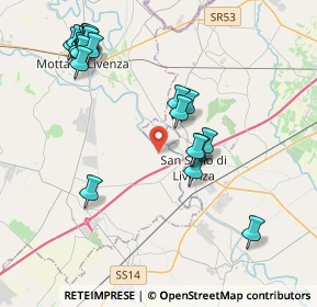 Mappa Via Fornace, 31045 Motta di Livenza TV, Italia (4.417)