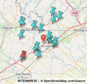 Mappa Via Fornace, 31045 Motta di Livenza TV, Italia (6.54235)