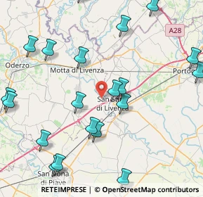 Mappa Via Fornace, 31045 Motta di Livenza TV, Italia (10.3045)