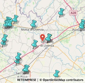 Mappa Via Fornace, 31045 Motta di Livenza TV, Italia (11.5225)