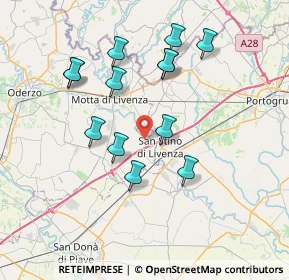Mappa Via Fornace, 31045 Motta di Livenza TV, Italia (7.00308)