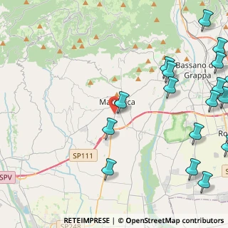 Mappa Via Fermi presso Poliambulatorio SALUS, 36063 Marostica VI, Italia (6.864)