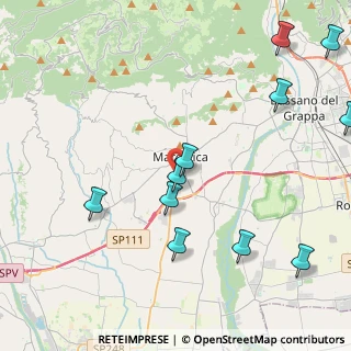 Mappa Via Fermi presso Poliambulatorio SALUS, 36063 Marostica VI, Italia (5.10727)