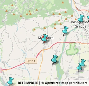 Mappa Via Fermi presso Poliambulatorio SALUS, 36063 Marostica VI, Italia (6.43636)