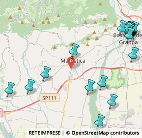 Mappa Via Fermi presso Poliambulatorio SALUS, 36063 Marostica VI, Italia (6.02)