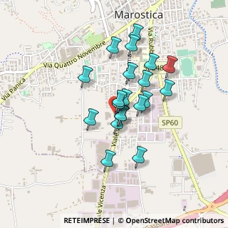 Mappa Via Fermi, 36063 Marostica VI, Italia (0.336)