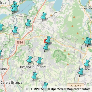 Mappa Via Sirtori, 23891 Barzanò LC, Italia (6.7925)