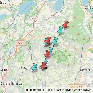 Mappa Via Sirtori, 23891 Barzanò LC, Italia (2.94364)