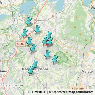 Mappa Via Sirtori, 23891 Barzanò LC, Italia (3.17333)