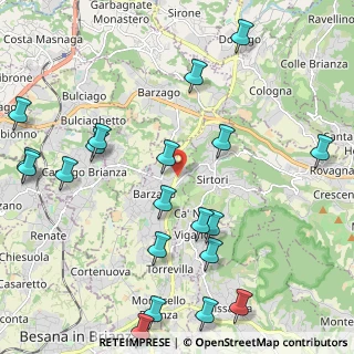 Mappa Via Sirtori, 23891 Barzanò LC, Italia (2.6715)