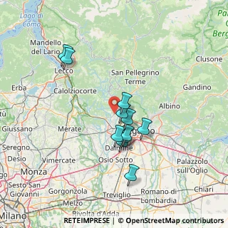 Mappa Via galleria del commercio, 24030 Almenno San Bartolomeo BG, Italia (11.68273)