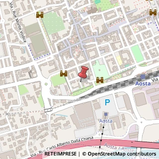 Mappa Rue Monseigneur Jean-Joconde St?venin, 11, 11100 Aosta, Aosta (Valle d'Aosta)