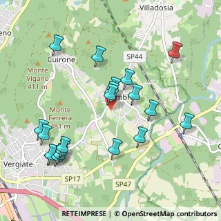 Mappa Via Pietro Mascagni, 21029 Vergiate VA, Italia (1.067)