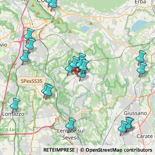 Mappa Via Guglielmo Oberdan, 22063 Cantù CO, Italia (5.0185)