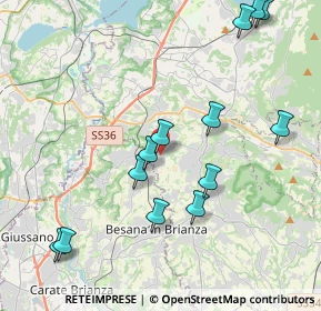 Mappa Via Don E. Colnaghi, 23893 Cassago Brianza LC, Italia (4.45692)
