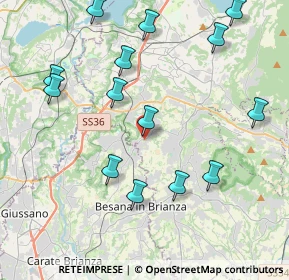 Mappa Via Don E. Colnaghi, 23893 Cassago Brianza LC, Italia (4.52929)