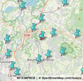 Mappa Via Don E. Colnaghi, 23893 Cassago Brianza LC, Italia (6.2075)