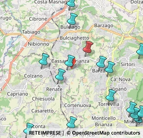 Mappa Via Don E. Colnaghi, 23893 Cassago Brianza LC, Italia (2.80313)