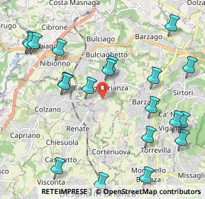 Mappa Via Don E. Colnaghi, 23893 Cassago Brianza LC, Italia (2.522)