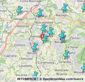 Mappa Via Don E. Colnaghi, 23893 Cassago Brianza LC, Italia (2.33)
