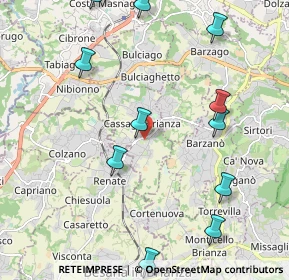 Mappa Via Don E. Colnaghi, 23893 Cassago Brianza LC, Italia (2.49273)