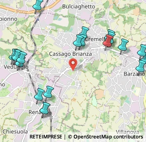 Mappa Via Don E. Colnaghi, 23893 Cassago Brianza LC, Italia (1.3265)