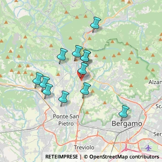 Mappa Via Bartolomeo Colleoni, 24030 Paladina BG, Italia (3.2025)