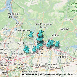 Mappa Via Bartolomeo Colleoni, 24030 Paladina BG, Italia (9.93)