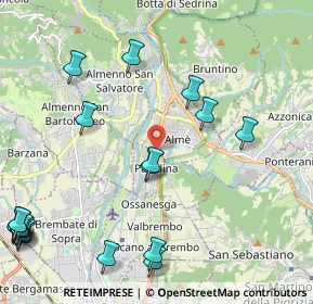 Mappa Via Bartolomeo Colleoni, 24030 Paladina BG, Italia (2.989)