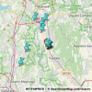 Mappa Via dei Mughetti, 21040 Venegono inferiore VA, Italia (2.65545)