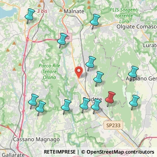 Mappa Via dei Mughetti, 21040 Venegono inferiore VA, Italia (4.78769)