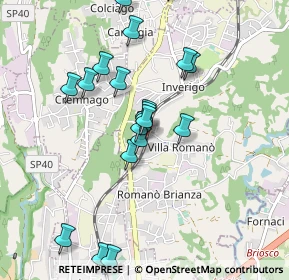 Mappa Via Urbano III, 22044 Inverigo CO, Italia (0.9895)