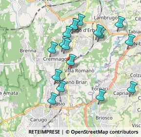 Mappa Via Urbano III, 22044 Inverigo CO, Italia (1.92706)