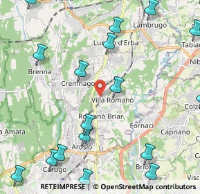 Mappa Via Urbano III, 22044 Inverigo CO, Italia (3.07474)