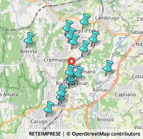 Mappa Via Urbano III, 22044 Inverigo CO, Italia (1.57467)
