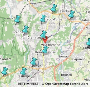 Mappa Via Urbano III, 22044 Inverigo CO, Italia (2.78143)
