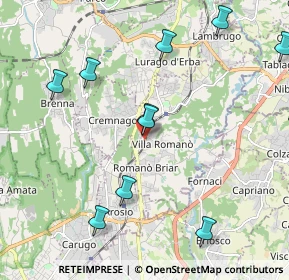 Mappa Via Urbano III, 22044 Inverigo CO, Italia (2.76538)
