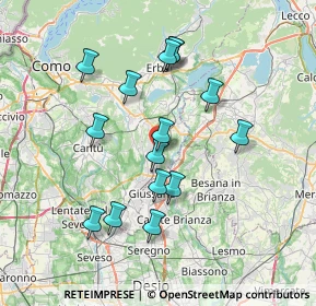 Mappa Via Urbano III, 22044 Inverigo CO, Italia (6.764)