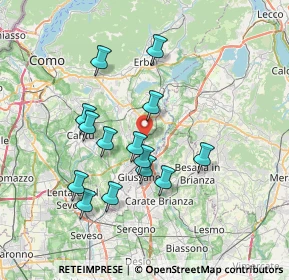 Mappa Via Urbano III, 22044 Inverigo CO, Italia (6.53857)