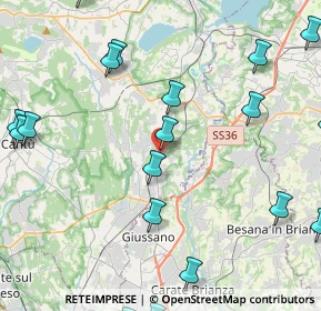 Mappa Via Urbano III, 22044 Inverigo CO, Italia (6.01)