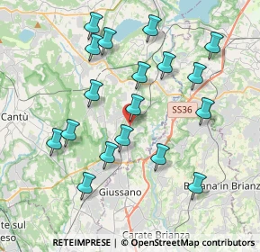 Mappa Via Urbano III, 22044 Inverigo CO, Italia (3.90278)