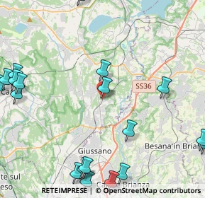 Mappa Via Urbano III, 22044 Inverigo CO, Italia (6.207)