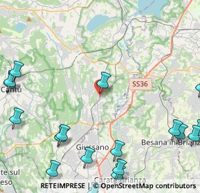 Mappa Via Urbano III, 22044 Inverigo CO, Italia (6.656)
