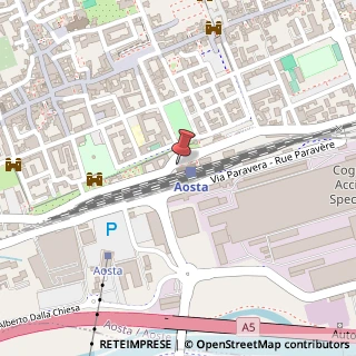 Mappa Piazza Manzetti, 3, 11100 Aosta, Aosta (Valle d'Aosta)
